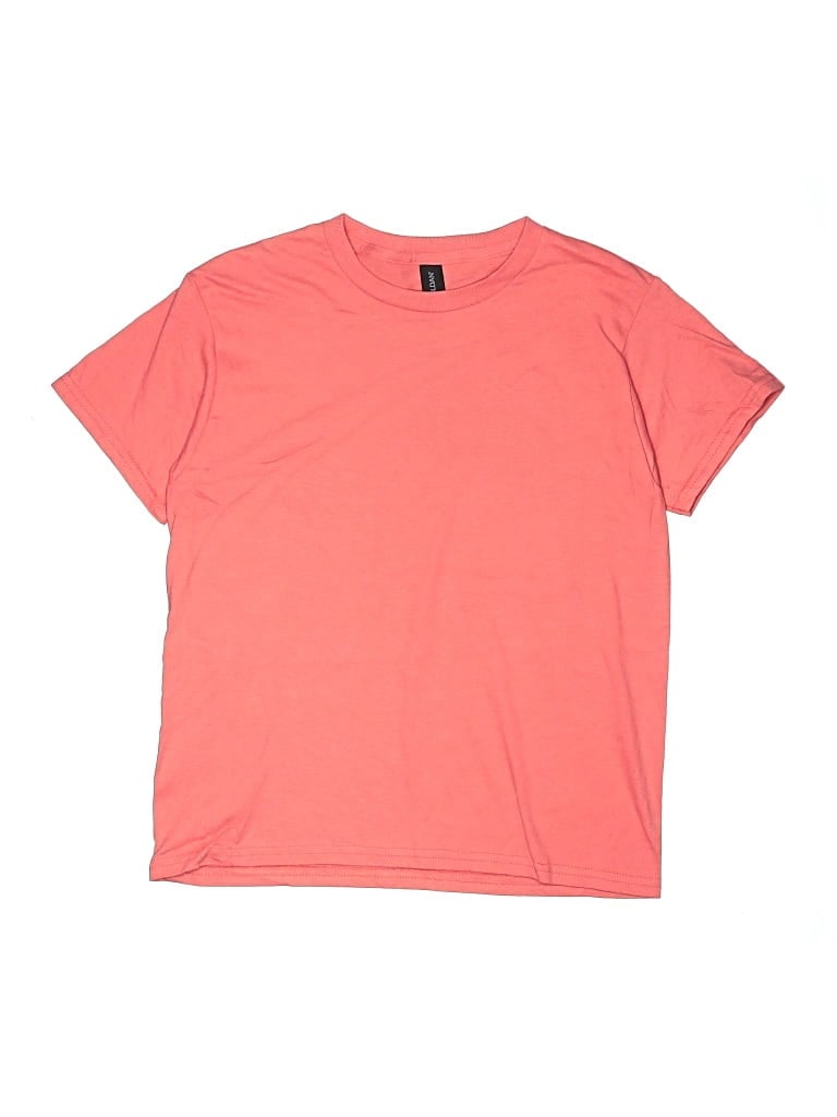 Click to view more detailed imagery on our partner's website Pre-owned Gildan Kids' Short Sleeve T-shirt In Pink