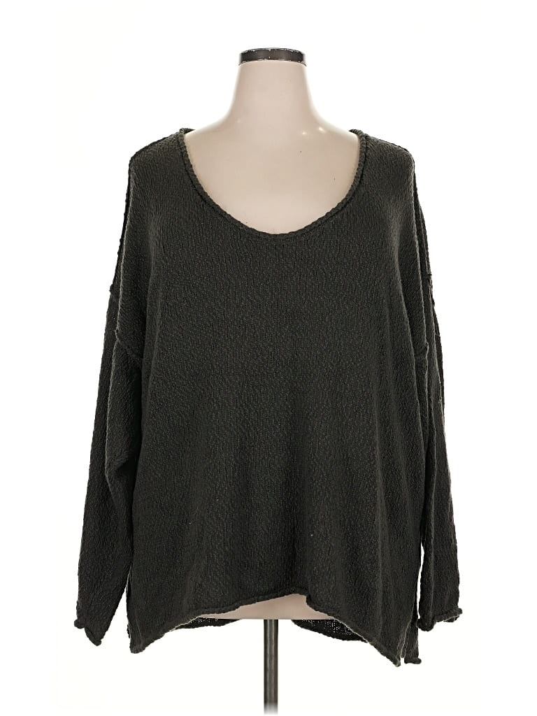 Pre-owned Aerie Pullover Sweater In Green