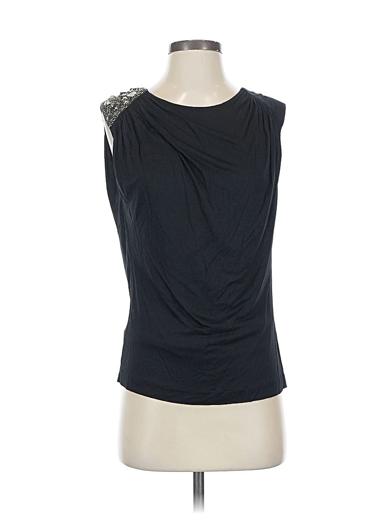 Pre-owned Twelfth Street By Cynthia Vincent Sleeveless Blouse In Black
