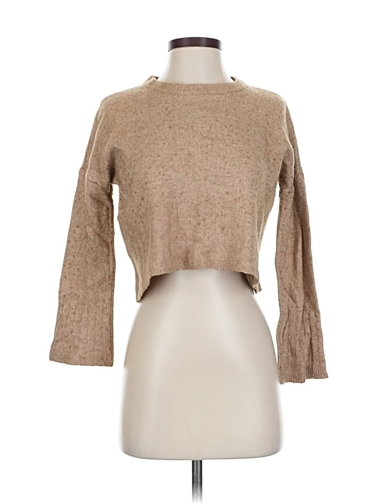 Pre-owned Madewell Pullover Sweater In Brown