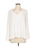 Cooper & Ella 100% Polyester Ivory Long Sleeve Blouse Size Lg (3) - photo 1