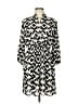 Collective Concepts 100% Polyester Print Ivory Casual Dress Size M - photo 1