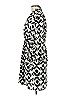Collective Concepts 100% Polyester Print Ivory Casual Dress Size M - photo 5