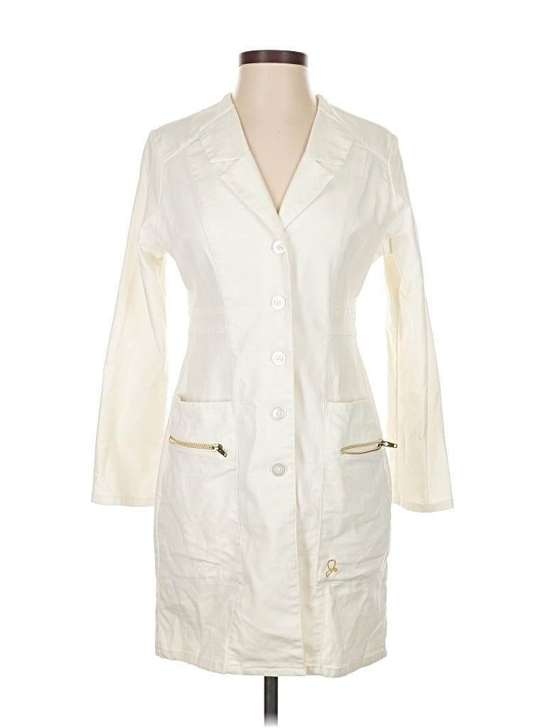Pre-owned Jaanuu Trenchcoat In White