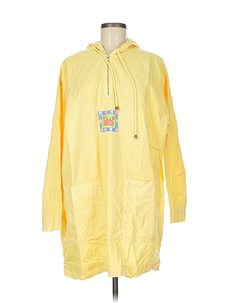 Pre-owned Fresh Produce Poncho In Yellow