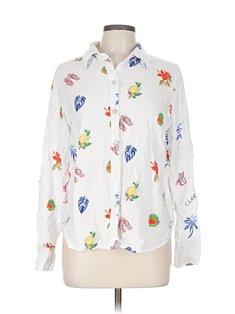 C&C CALIFORNIA Pre-owned Long Sleeve Button Down Shirt In White