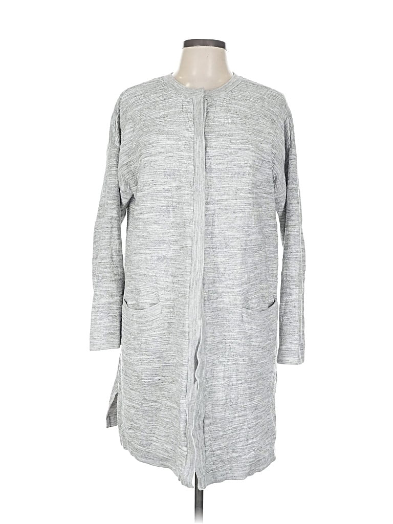 Pre-owned Purejill Cardigan Sweater In Gray