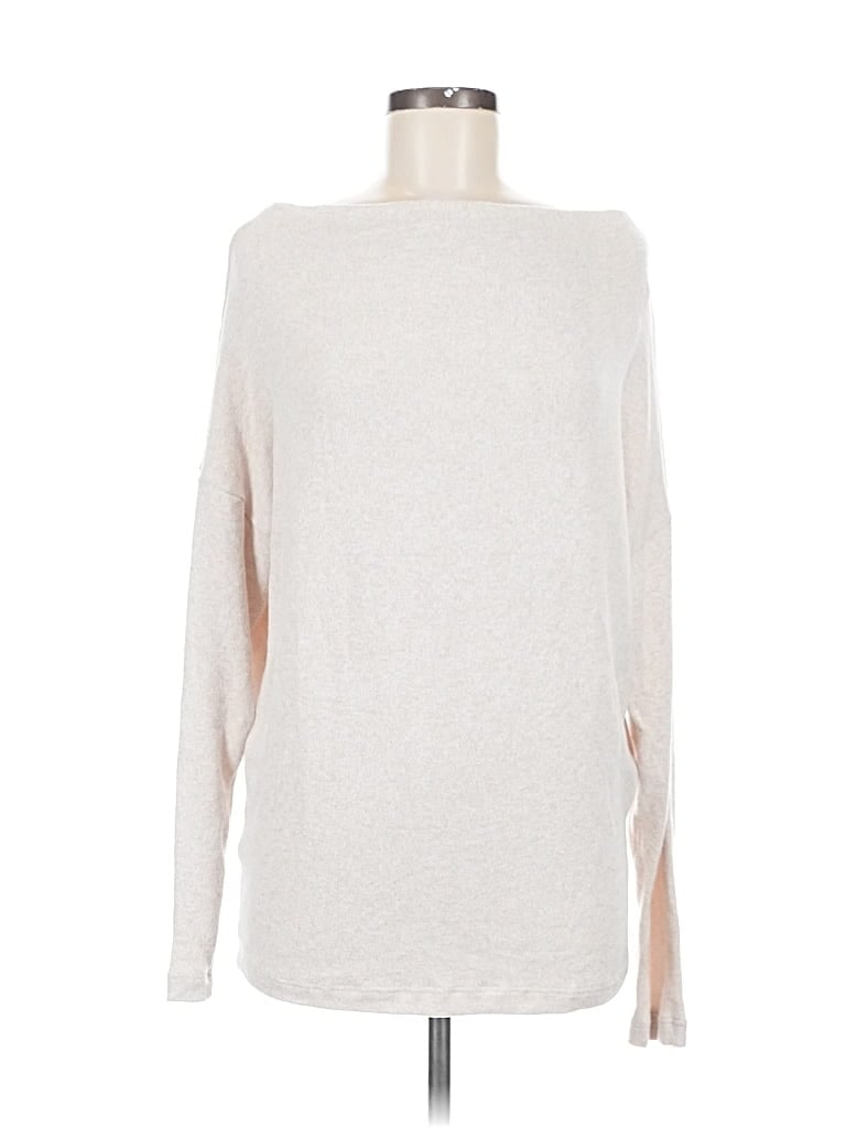 Pre-owned Renee C Pullover Sweater In White