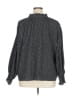Max Studio Polka Dots Black Long Sleeve Blouse Size XL - photo 2