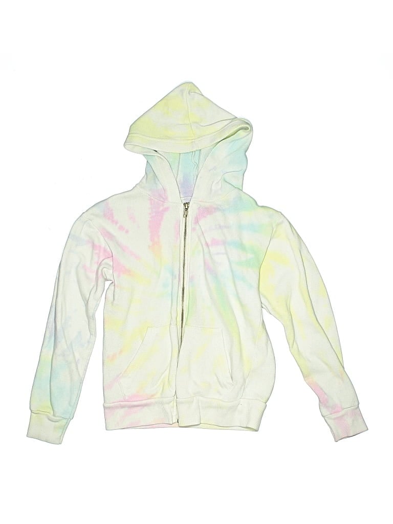 Pre-owned Vintage Havana Kids' Zip Up Hoodie In White