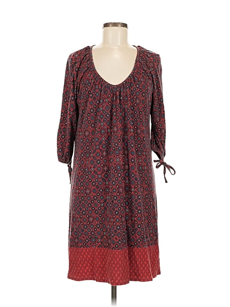 Pre-owned Moda International Casual Dress In Burgundy