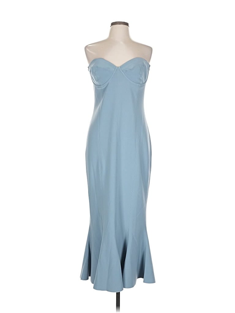 Pre-owned Norma Kamali Cocktail Dress In Blue