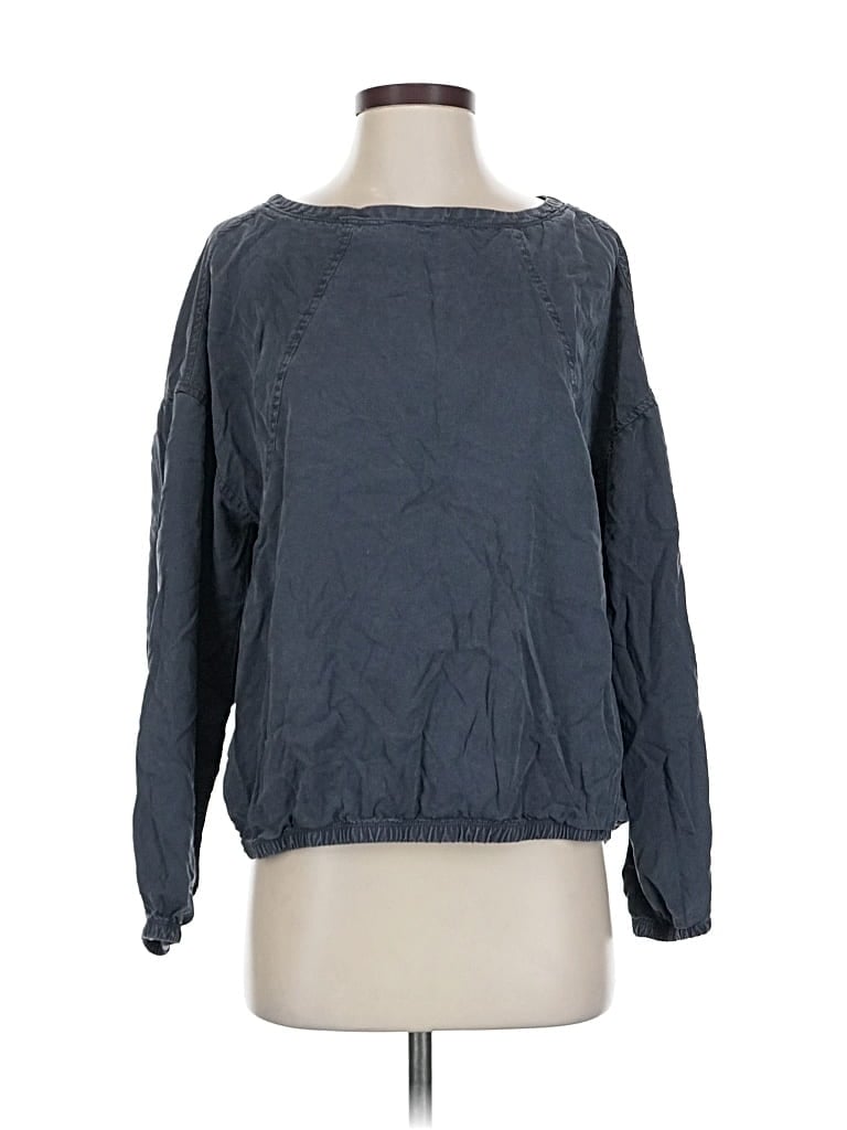 Click to view more detailed imagery on our partner's website Pre-owned Prana Long Sleeve Top Gray Boatneck Tops