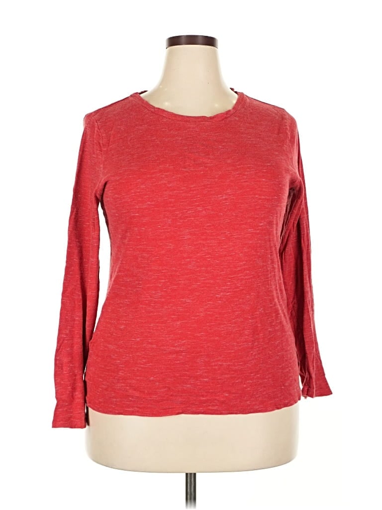 Pre-owned Merona Pullover Sweater In Red