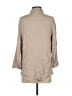 Bobi 100% Rayon Tan 3/4 Sleeve Button-Down Shirt Size S - photo 2