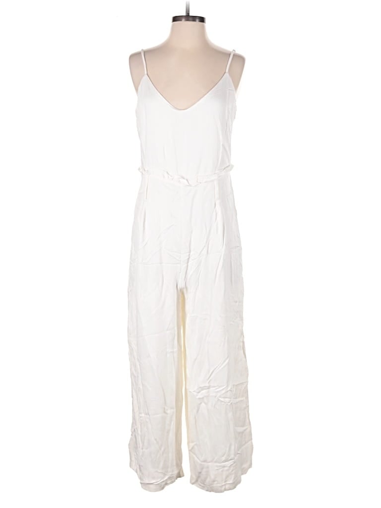 Pre-owned Love & Piece Jumpsuit In White