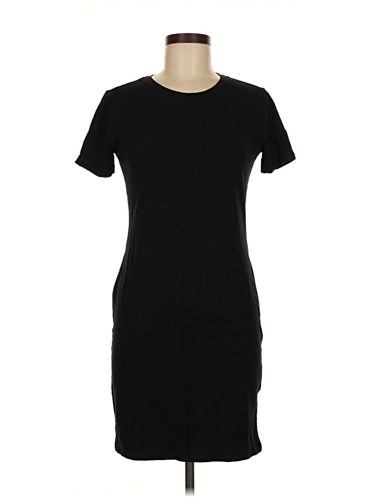 Pre-owned H&m Casual Dress In Black