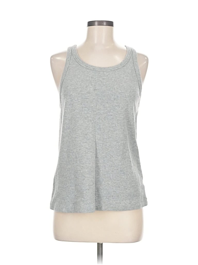Pre-owned Cabi Tank Top Gray Halter Neckline Tops