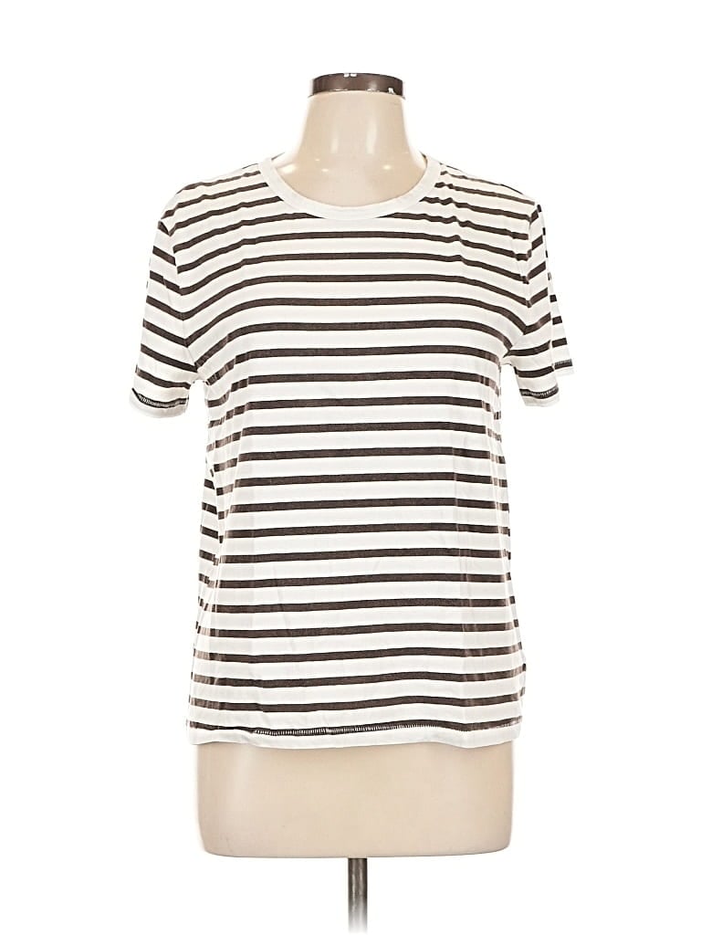 Pre-owned Gap Short Sleeve T-shirt In White