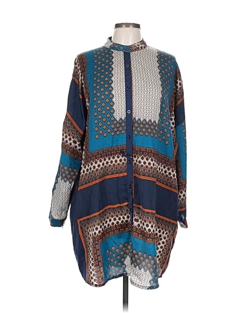 Pre-owned Boohoo Casual Dress In Blue