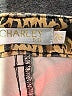 Charley 5.0 Animal Print Yellow Denim Shorts Size 26 waist - photo 3