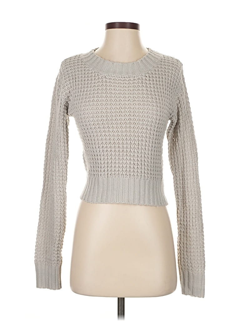 Pre-owned Lulus Pullover Sweater In Gray