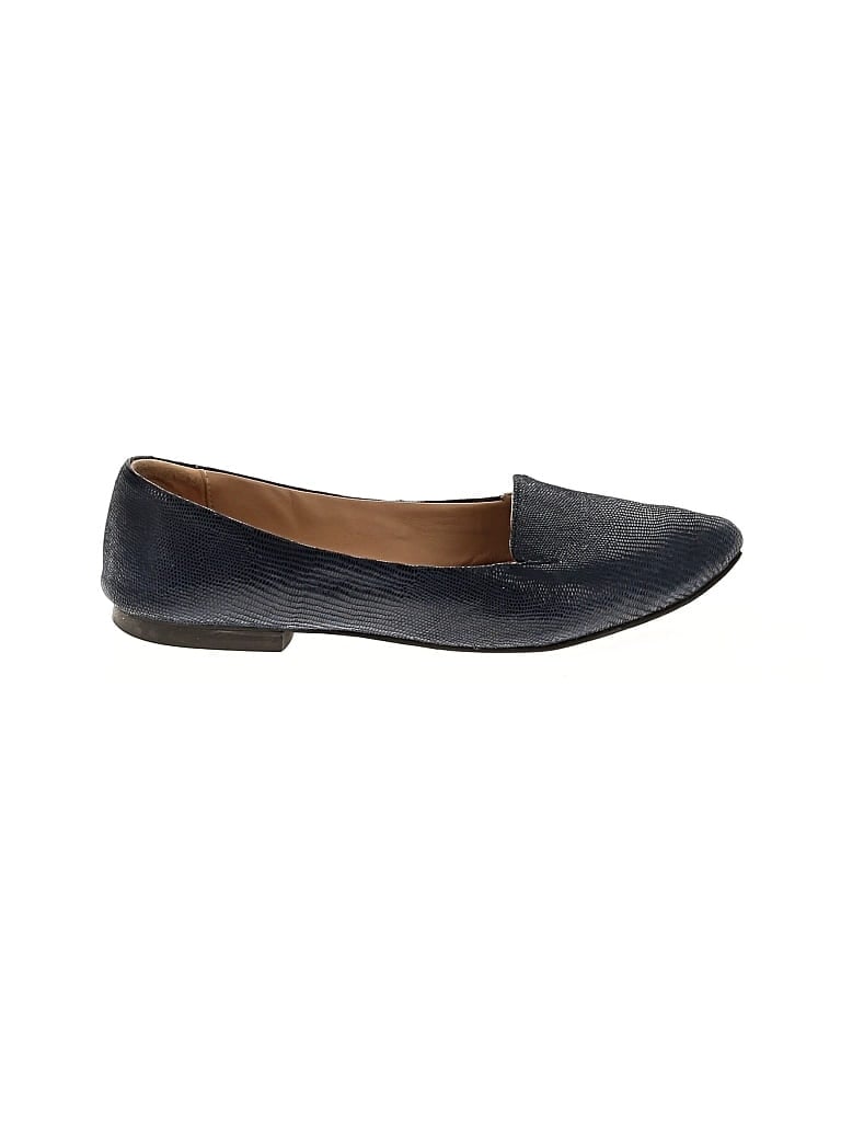 Pre-owned Trotters Flats In Blue