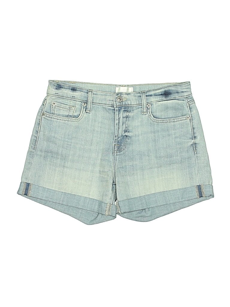 Pre-owned 7 For All Mankind Denim Shorts In Blue