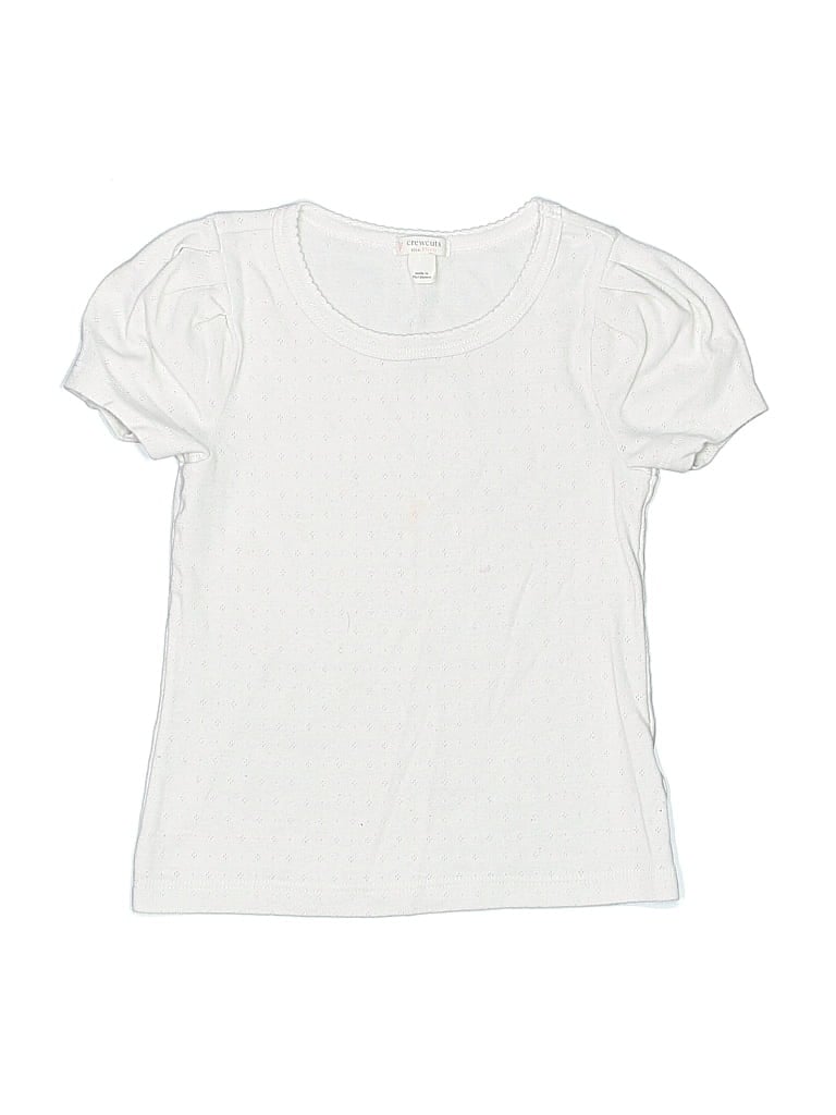 Click to view more detailed imagery on our partner's website Pre-owned Crewcuts Kids' Short Sleeve T-shirt In White