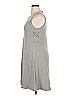 Spense Solid Gray Casual Dress Size XL - photo 5