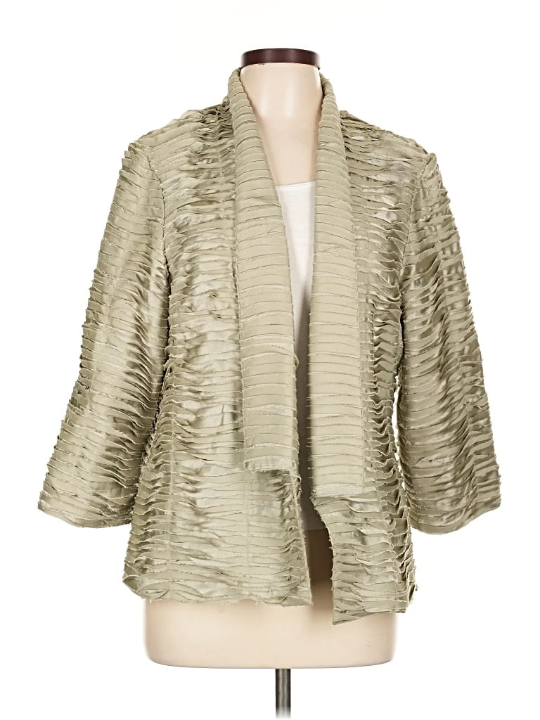 Click to view more detailed imagery on our partner's website Pre-owned Chico's Blazer Jacket In Gold