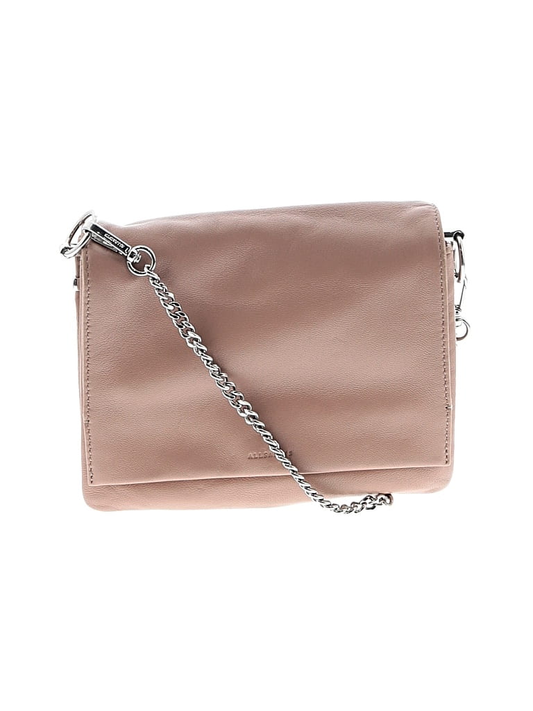 Click to view more detailed imagery on our partner's website Pre-owned Allsaints Leather Crossbody Bag In Pink