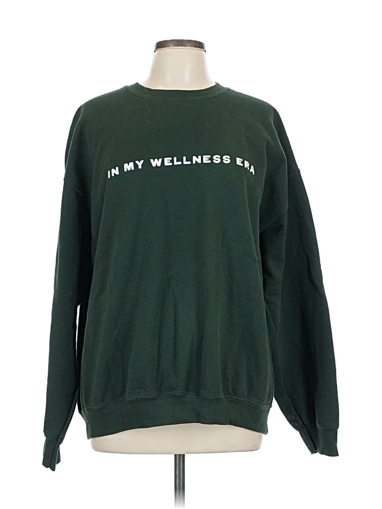 Pre-owned Revival Pullover Sweater In Green