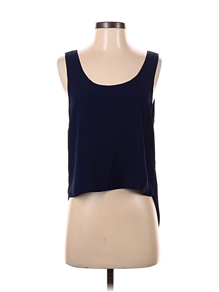 Pre-owned Finders Keepers Sleeveless Top Blue Scoop Neck Tops