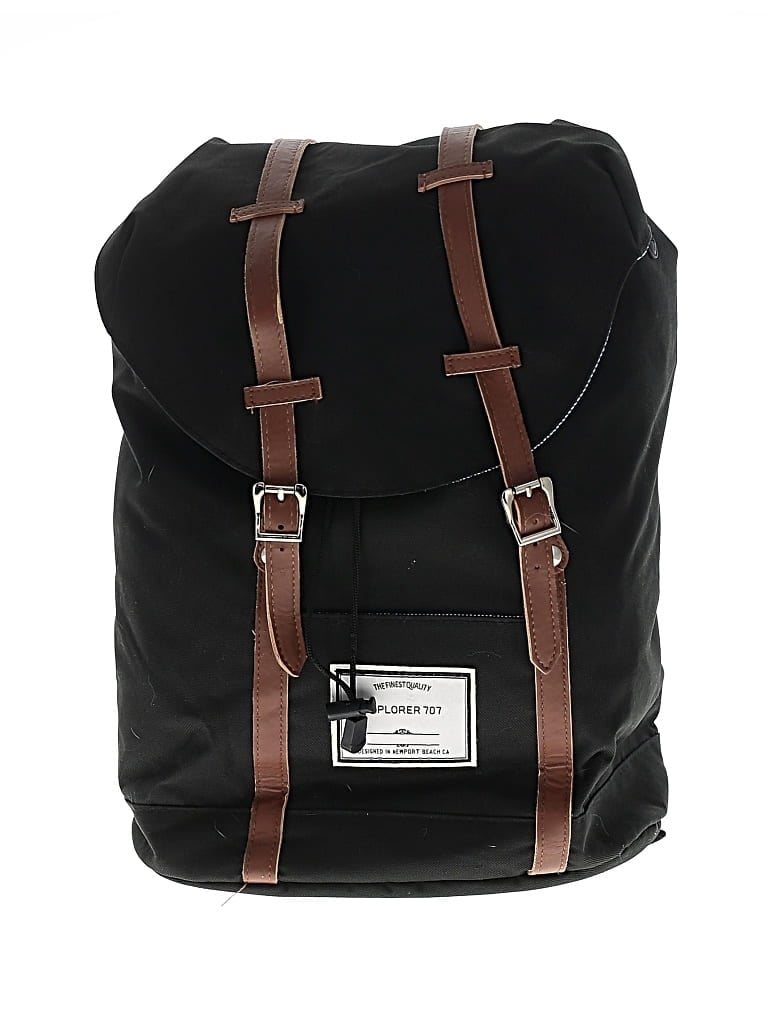 Pre-owned Assorted Brands Backpack In Black