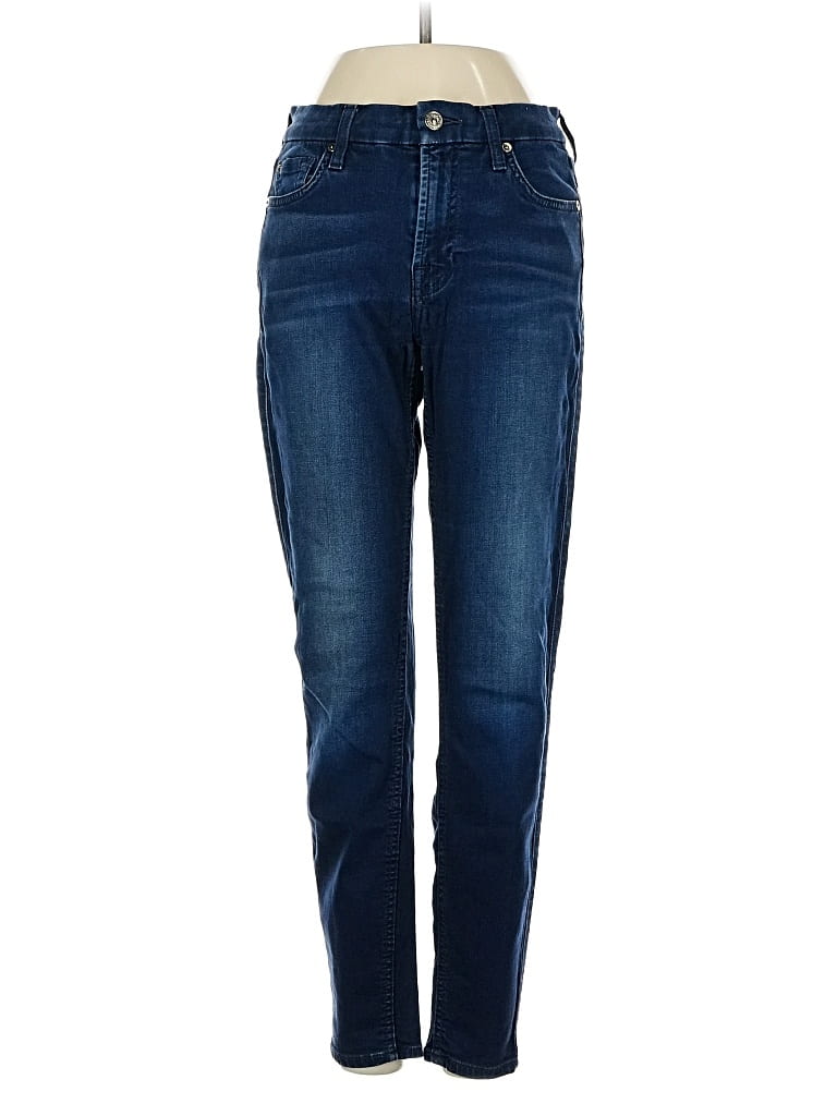 Pre-owned 7 For All Mankind Jeans In Blue