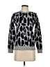 T Tahari Animal Print Silver Pullover Sweater Size XS - photo 1