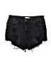 oasis Hearts Black Denim Shorts Size S - photo 1