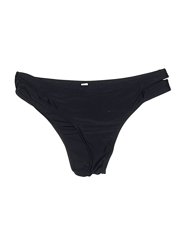 Pre-owned Unbranded Swimsuit Bottoms In Black