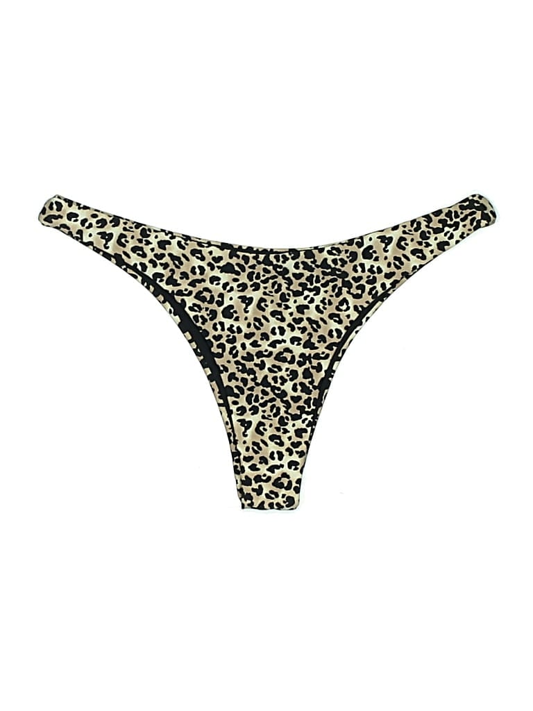 Pre-owned Relleciga Swimsuit Bottoms In Gold