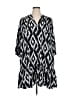 Torrid Print Black Casual Dress Size 1X Plus (1) - photo 1