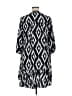 Torrid Print Black Casual Dress Size 1X Plus (1) - photo 2