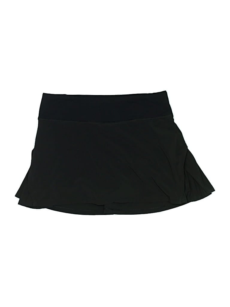 Pre-owned Lululemon Athletica Active Skort In Black