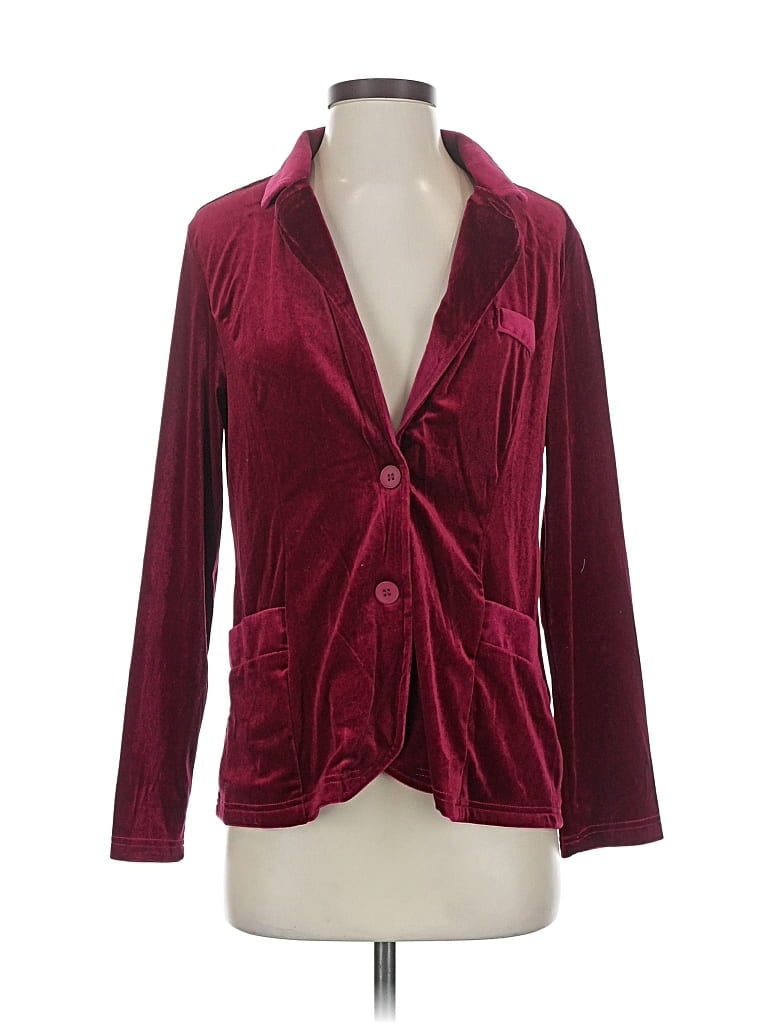 Pre-owned Unbranded Cardigan Sweater In Burgundy