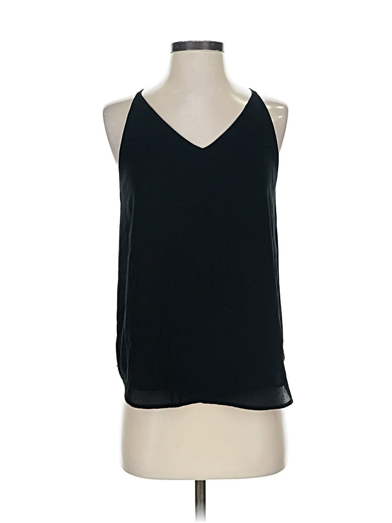 Pre-owned Ann Taylor Loft Outlet Tank Top Black Halter Neckline Tops