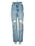 Madewell 100% Cotton Hearts Blue Jeans Size 24 waist - photo 1