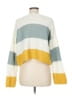 Sincerely Jules 100% Acrylic Color Block Yellow Pullover Sweater Size M - photo 2