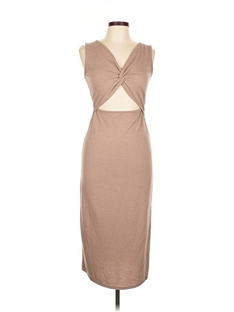 Pre-owned Antistar Cocktail Dress In Brown