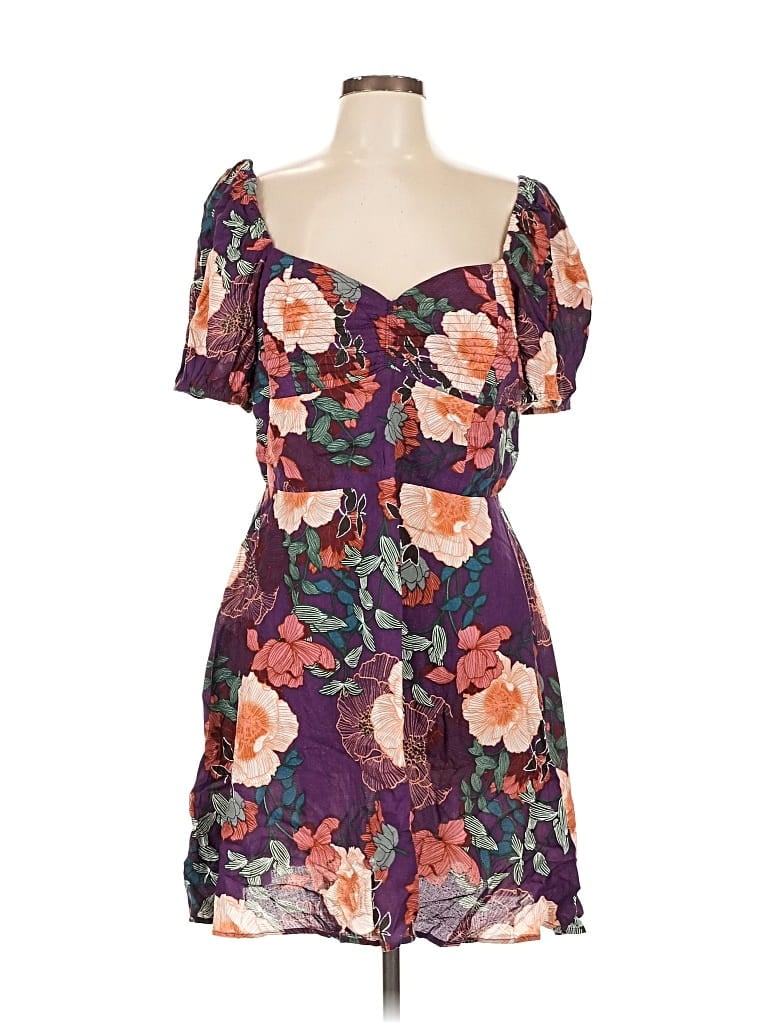 Pre-owned Band Of The Free Cocktail Dress In Purple