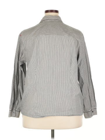 Charter Club 3/4 Sleeve Button-Down Shirt (view 2)